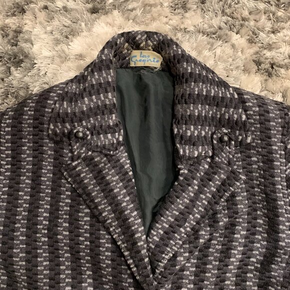 Vintage Las Gregorio Madrid premura Sabadell Barcelona Mens coat 40 - Picture 3 of 7